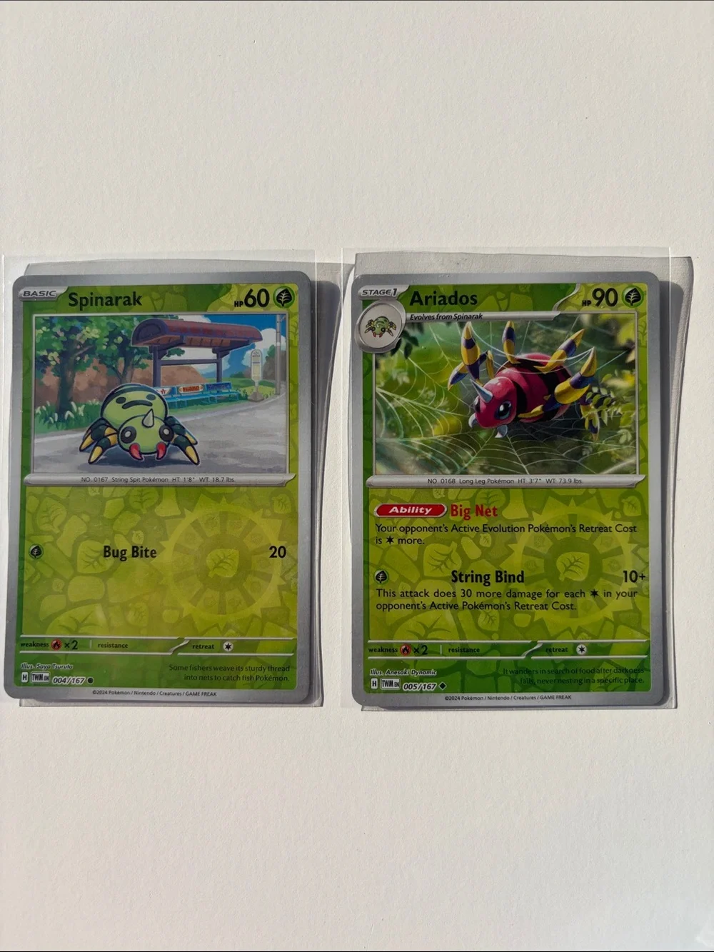 Spinarak Ariados Evolution Lot 5 Cards | Reverse Holo | ✨5/$25✨